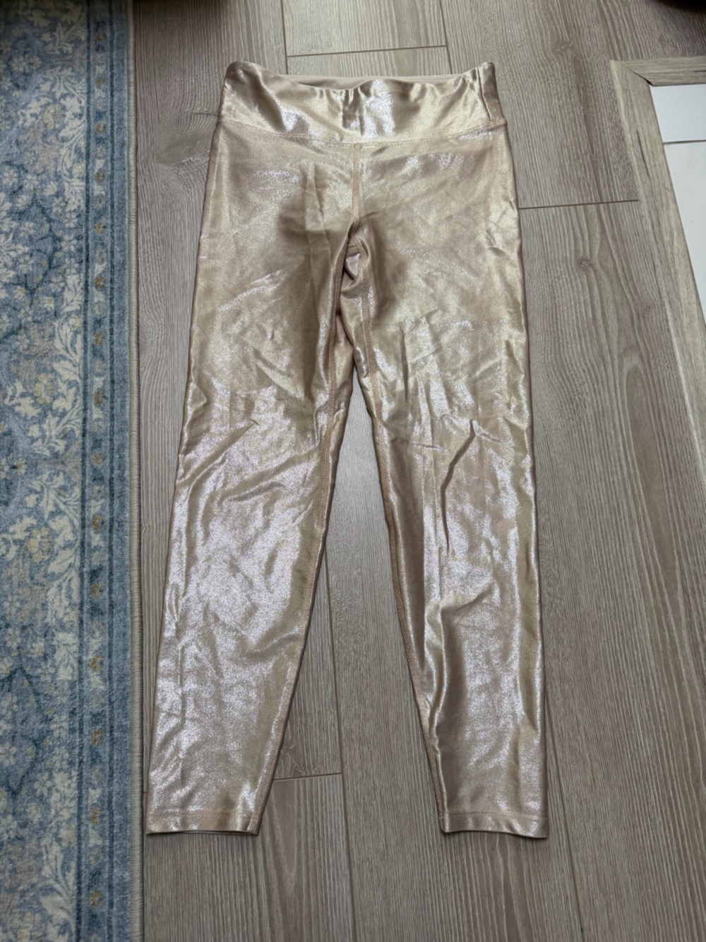 Heroine Sport Marvel Legging Metallic Quartz Pilates yoga shimmer sparkle TikTok - Picture 2 of 4